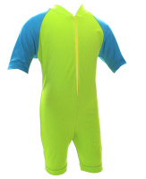 Badddräkt, ljusgrön/turkos